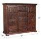Sunset Bay Marquis Master 7 Drawer 2 Door Chest in Distressed Brown, , large