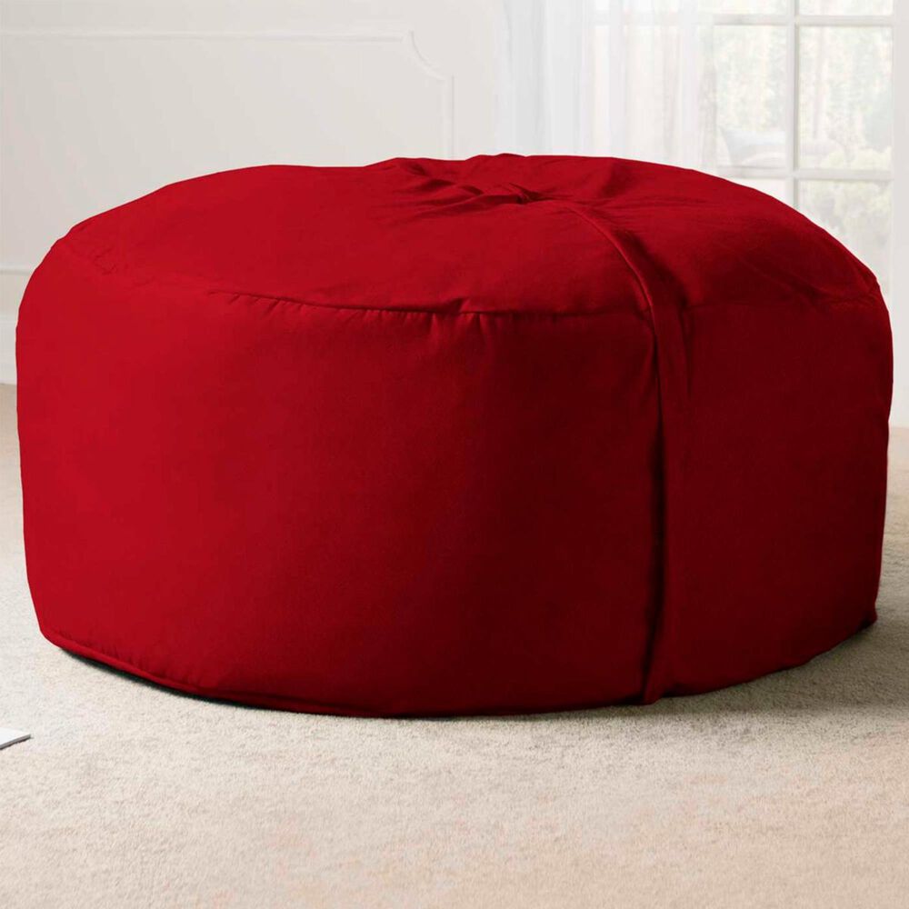 Jaxx 5&#39; Large Bean Bag with Removable Cover in Cinnabar, , large