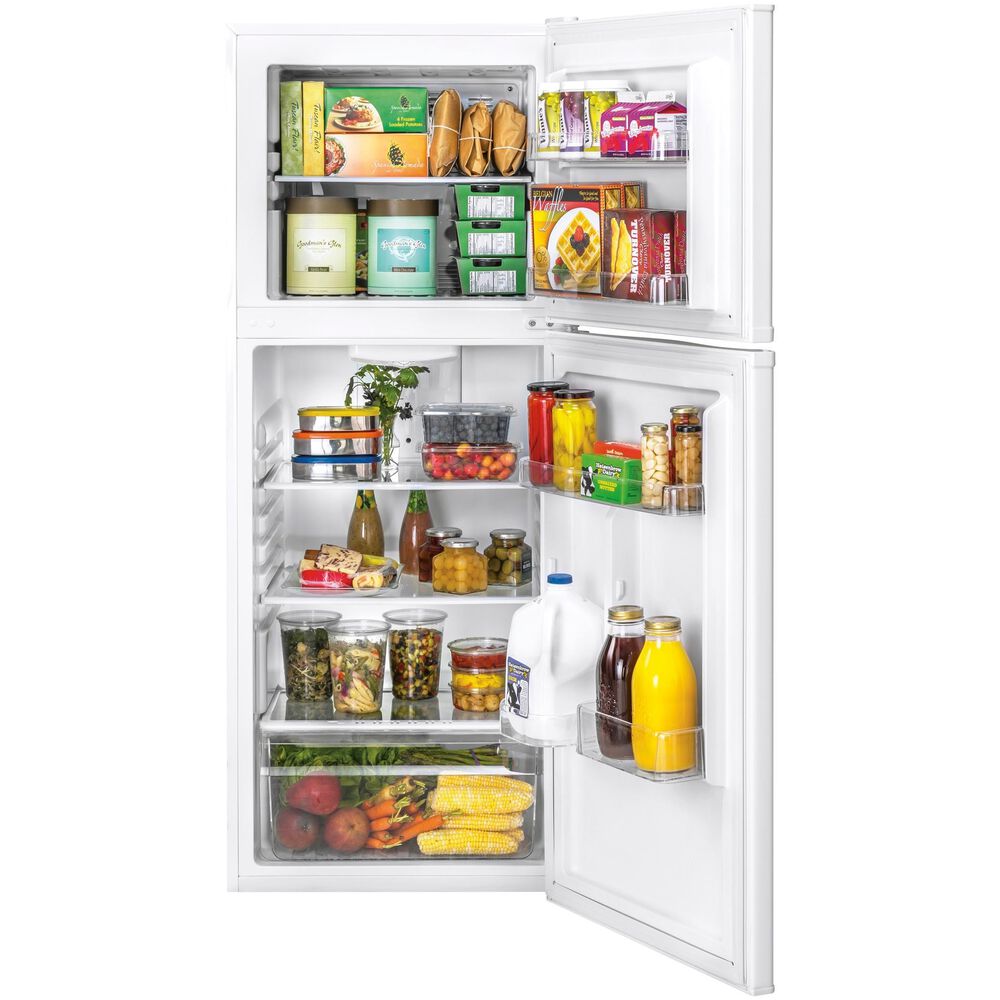 Haier 9.8 Cu. Ft. Top Freezer Refrigerator in White, , large