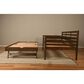 Kodiak Boho Daybed with Pop Up Trundle and Two Mattresses in Rustic Walnut, , large