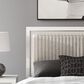Ashley Zuraleus 3-Piece Queen Upholstered Storage Bedroom Set in Matte White, , large