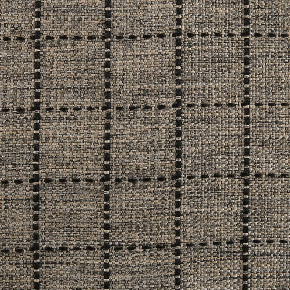 Surya Island Vibe Pouf in Black and Brown, , large