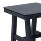 GatherCraft Cyrus Patio Rectangular End Table in Black, , large