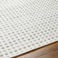 Surya Ariel AIL2300 8" x 10" Gray and White Area Rug, , large