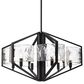 Golden Lighting Varsha 6-Light Chandelier in Matte Black, , large