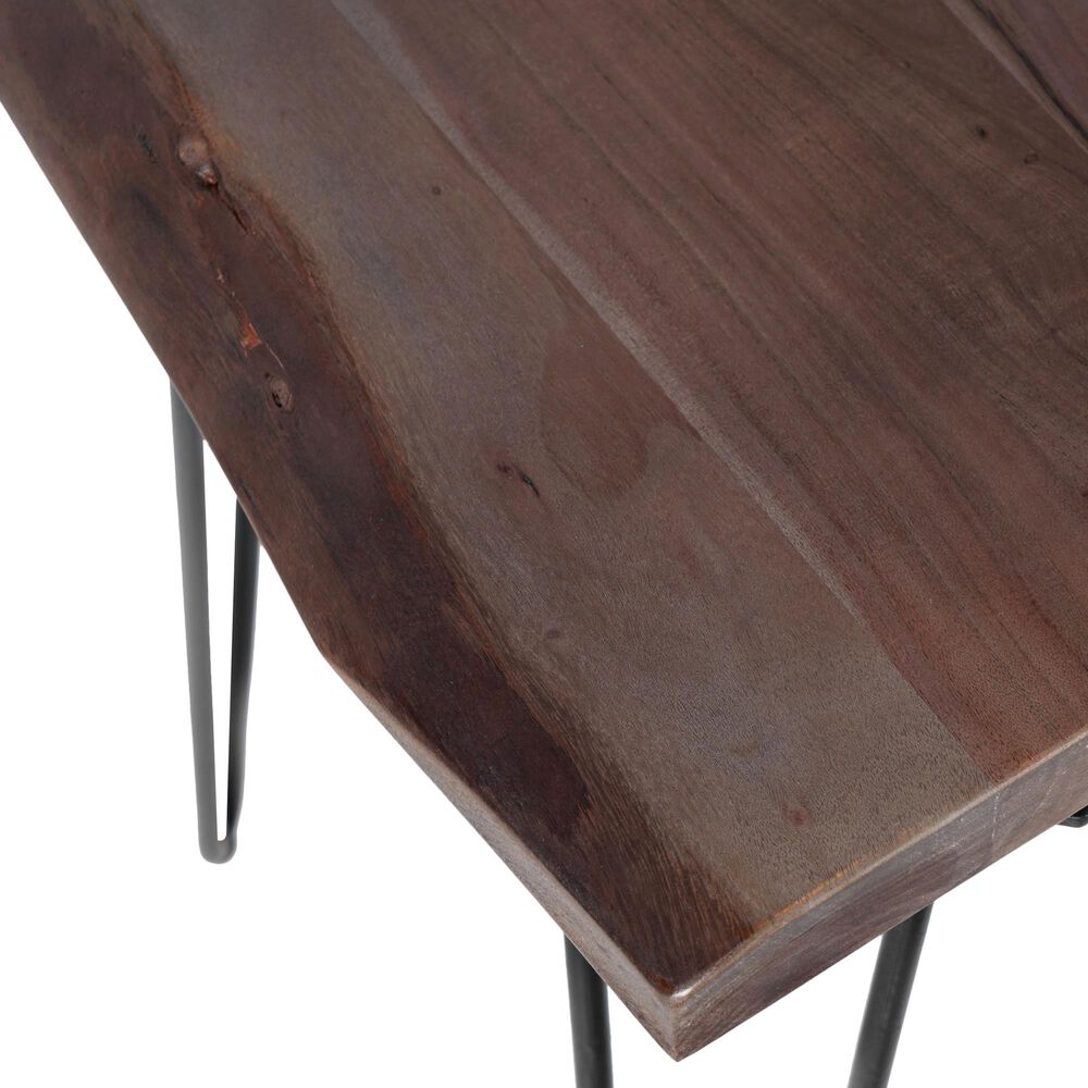 Waltham Nature&#39;s Edge Chairside Table in Brushed Grey, , large
