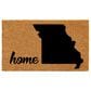 Callaway Missouri 1"6" x 2"6" Natural and Black Door Mat, , large