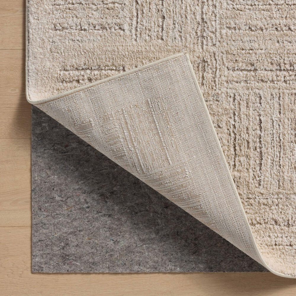 Amber Lewis x Loloi Monty 2&#39;7&quot; x 8&#39; Ivory and Taupe Runner, , large
