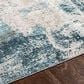 Surya Lavadora LVR2313 5"3" x 7" Ink Blue, Navy, Light Gray, Light Beige and Cream Area Rug, , large