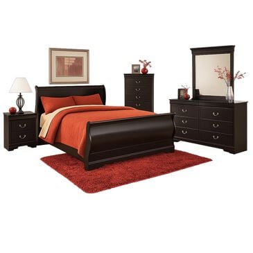Ashley Huey Vineyard 5 Piece Full Bed Set in Black, , large