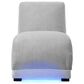 Mayberry Hill Nori Chaise with Heat Massage in Glam Fog, , large