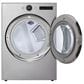 LG 4.5 Cu. Ft. Front Load Washer and 7.4 Cu.Ft. Electric Dryer Laundry Pair with Pedestal in Graphite Steel, , large
