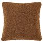 HiEnd Accents Teddy 18" x 18" Throw Pillow in Umber, , large