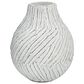 Ashley Shelvie 10.13" Vase in Distressed White, , large