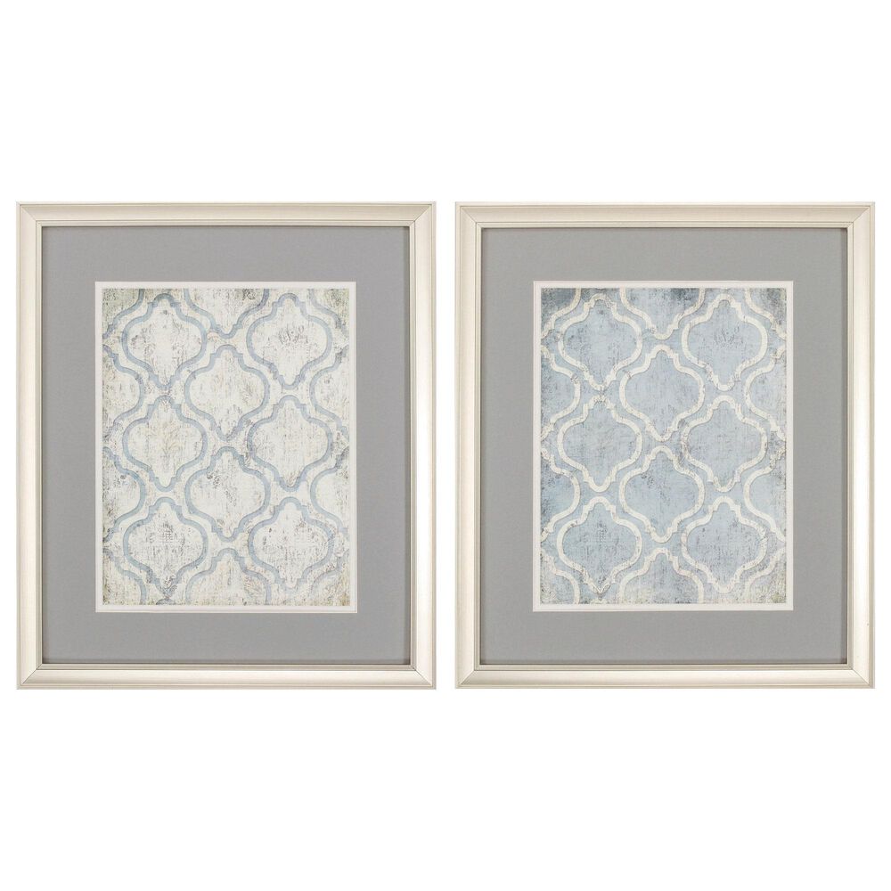 Propac "Blue Wall" Wall Art in Neutral (Set of 2), , large