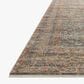 Loloi Heritage 12" Square Blue and Rust Area Rug, , large