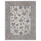 Feizy Dartmouth Ivory and Multicolor 6"4" x 9"2" Area Rug, , large