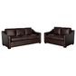 Craftmaster Furniture Corp L9 Stationary Sofa and Loveseat Set in Rich Marsala Brown, , large