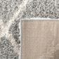 Safavieh Parma Shag PMA515G 6" x 9" Grey and Cream Area Rug, , large