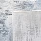 Safavieh Craft CFT850M 6"7" Square Blue and Grey Area Rug, , large