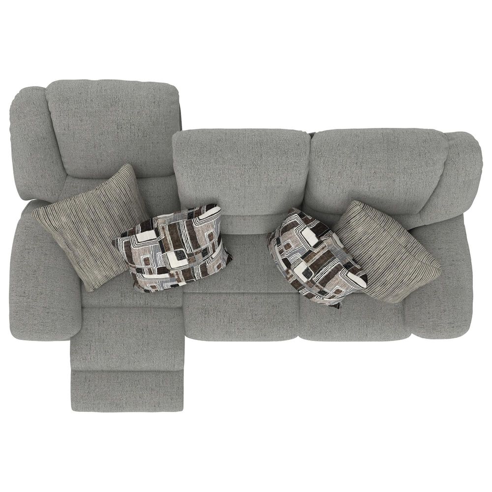 Catnapper Trifecta Manual Reclining Sofa with Drop Down Table in Nature, , large
