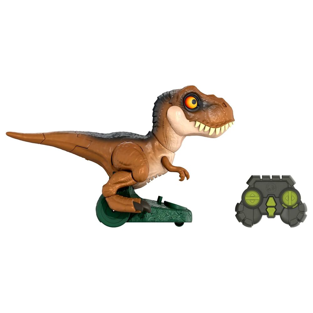 Barbie Roarin Frenzy T.Rex Dinosaur Figure with Remote Control, , large