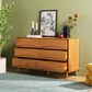 Walker Edison Atticus 6-Drawer Dresser in Caramel, , large