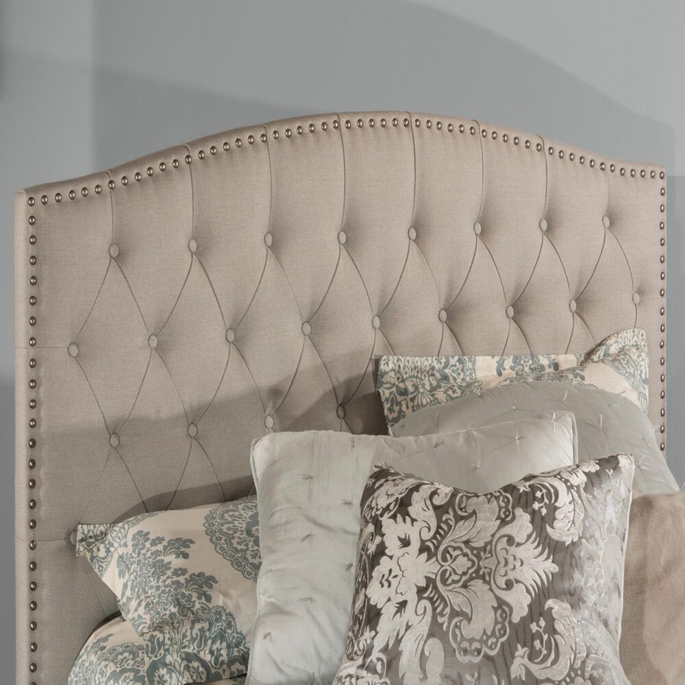 Richlands Furniture Lila Upholstered King Headboard in Dove Gray, , large