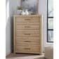 Riva Ridge Modern Loft 5-Piece King Platform Bedroom Set in Khaki, , large