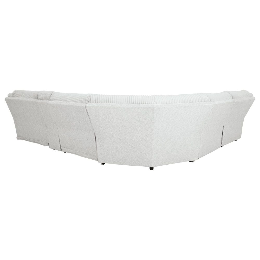 Ashley Top Tier 6-Piece Manual Reclining Sectional with Chaise in Alloy, , large