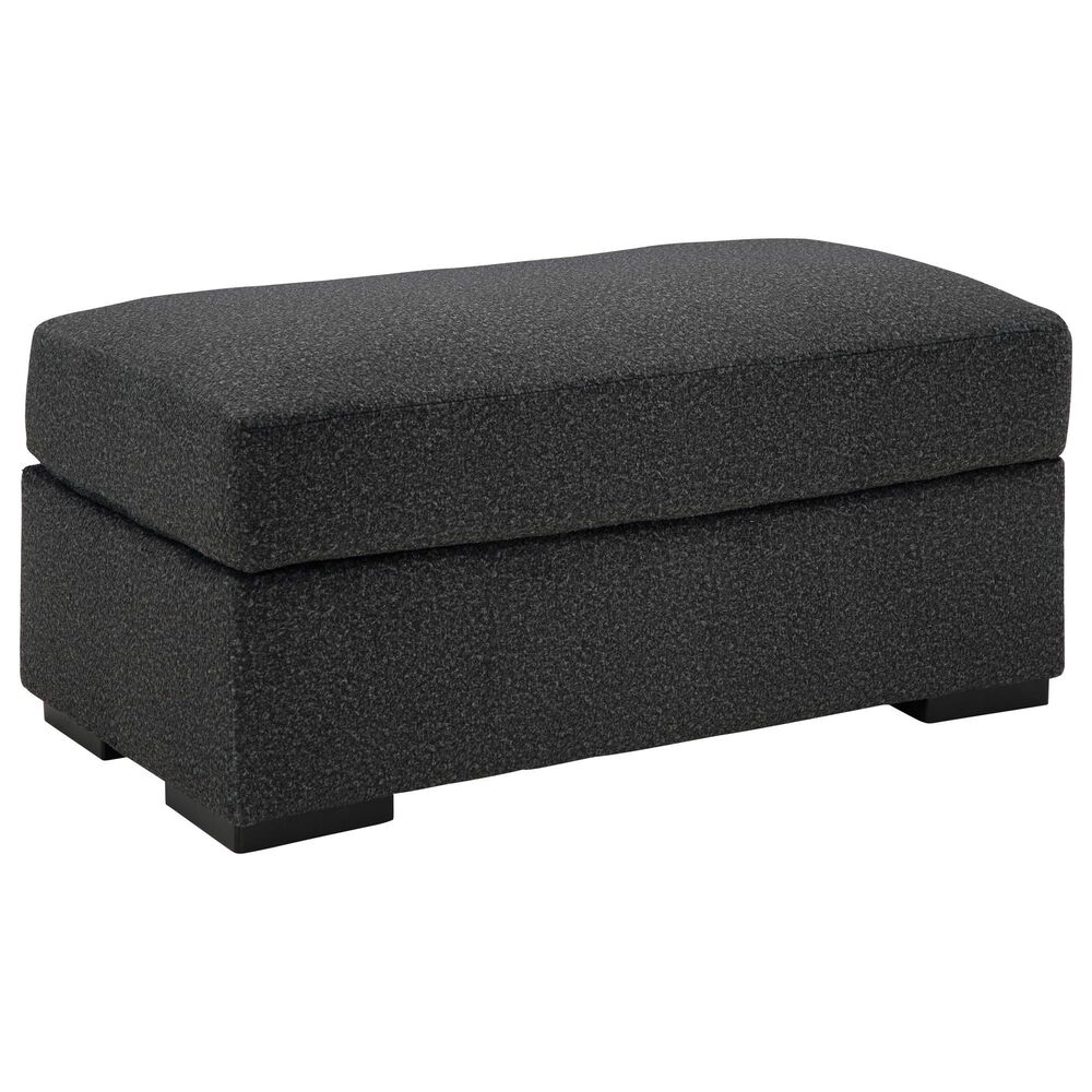 Ashley Wryenlynn Ottoman in Onyx, , large