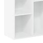 HOMLUX 5-Cube Open Shelf Storage Bookcase in White, , large