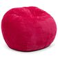 Bean Bag Nest Chairs Queen Plush Bean Bag in Fuschia, , large