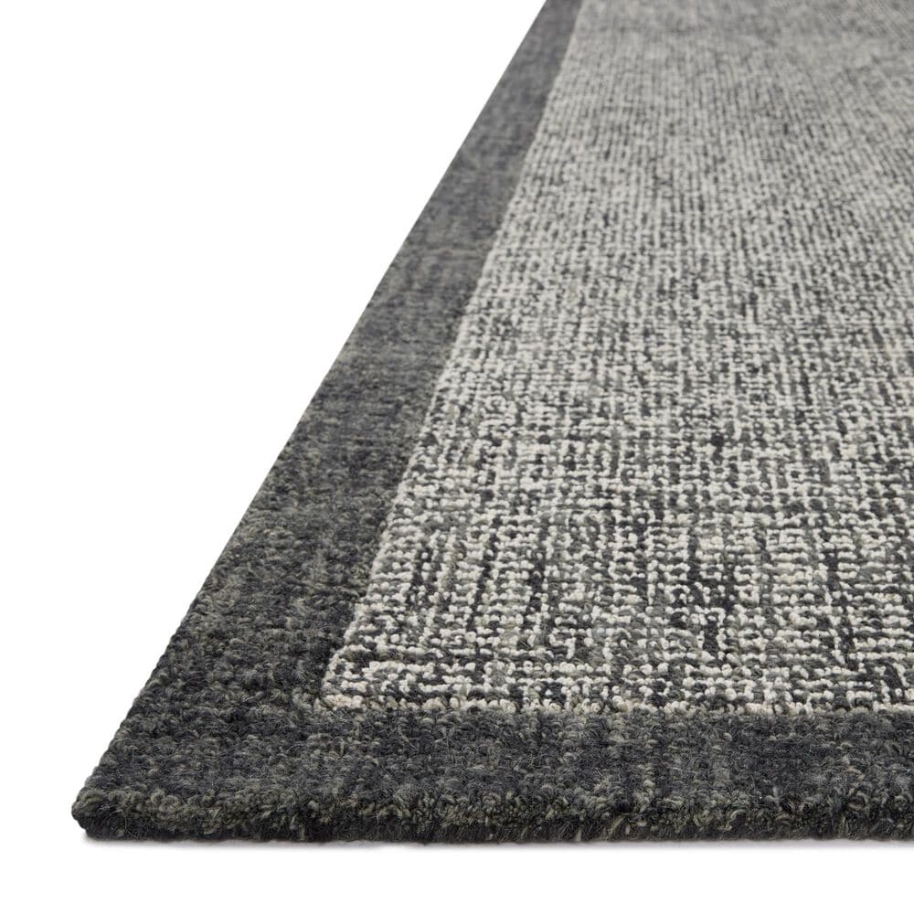 Magnolia Home Henley Ivory and Charcoal 5&#39; x 7&#39;6&quot; Area Rug, , large