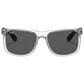 Ray-Ban Justin Sunglasses with Grey Lenses in Matte Transparent and Black, , large