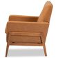 Baxton Studio Perris Lounge Chair in Tan, , large