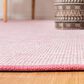 Safavieh Montauk 2"3" x 8" Pink and Fuchsia Runner, , large