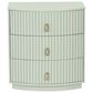 Linon Home Decor Chantel 3-Drawer Nightstand in Sage Green, , large