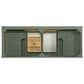 James Martin Vanities Breckenridge 60" Double Bathroom Vanity in Smokey Celadon with 3 cm Ethereal Noctis Quartz Top and Rectangular Sinks, , large