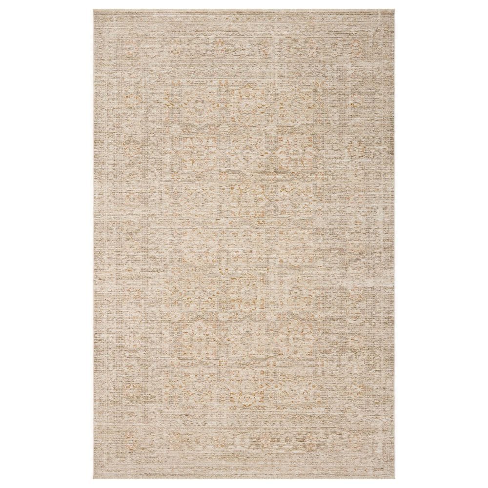 Loloi Elora Natural and Terracotta 6"3" x 9"6" Area Rug, , large