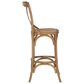 Linon Home Decor Roxy Bar Stool in Weathered Grey, , large