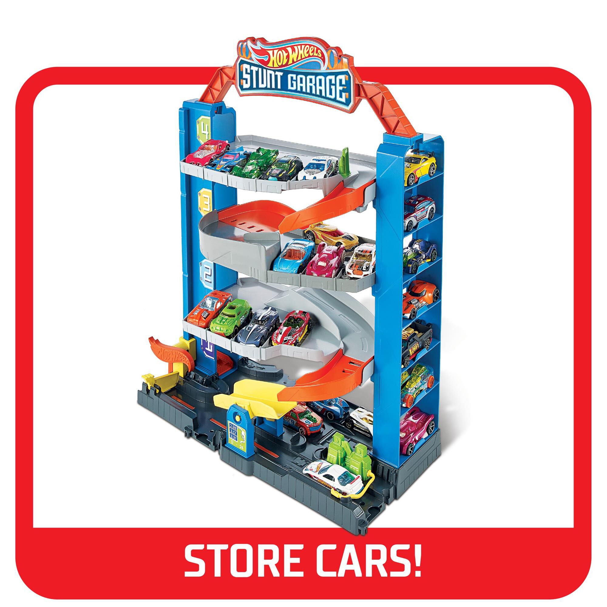 Hot wheels sale stunt garage