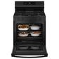 GE Appliances 30" Freestanding Gas Convection Range in Black, , large