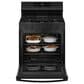 GE Appliances 30" Freestanding Gas Convection Range in Black, , large