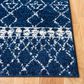 Safavieh Tulum TUL229N 10" x 13" Navy and Ivory Area Rug, , large