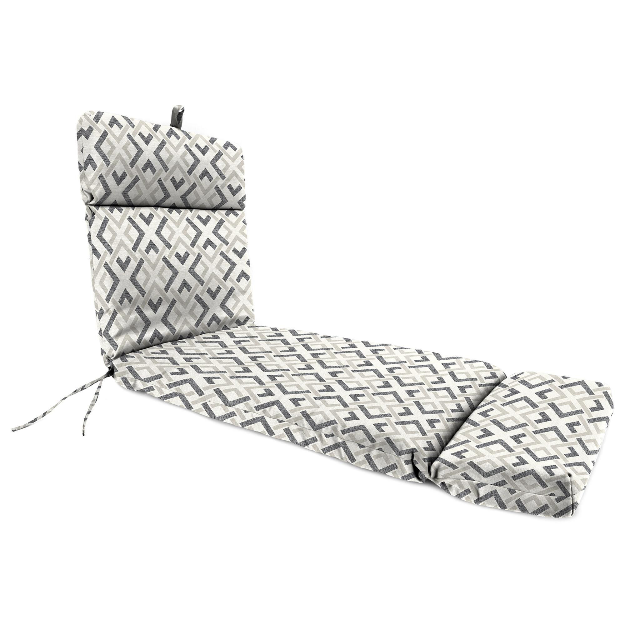 Jordan Manufacturing 21 x 72 Rectangular Outdoor Chaise Lounge Cushion in Thanos Stainless Shop NFM