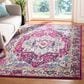 Safavieh Evoke EVK275R 4" x 6" Fuchsia and Ivory Area Rug, , large