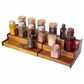 Totally Bamboo Acacia 3-Tier Expandable Spice Rack in Dark Brown, , large