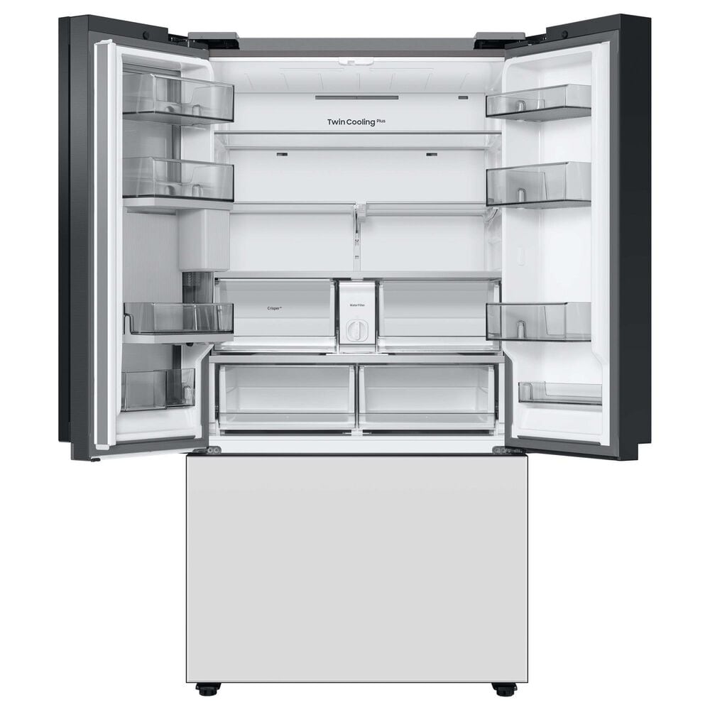 Samsung Bespoke Bespoke 30.1 Cu. Ft. 3-Door French Door Refrigerator with Beverage Center - Panels Sold Separately, , large
