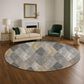 Dalyn Rug Company The Reserve TR11 Charcoal 8" Round Indoor/Outdoor Area Rug, , large